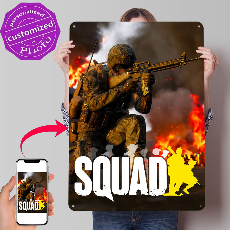 3D Printing Videos - Plakat z grafiką z gry Squad,