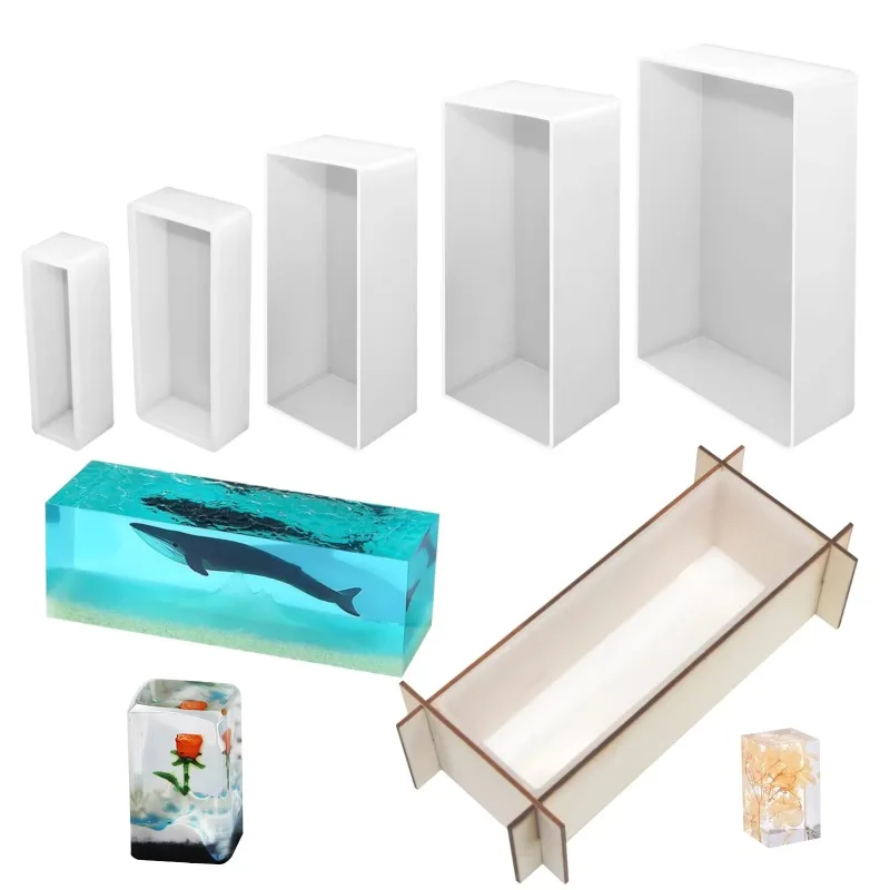 3D Printing Epoxy Resin - Nowa Forma Silikonowa 3D Prostopadłościan z