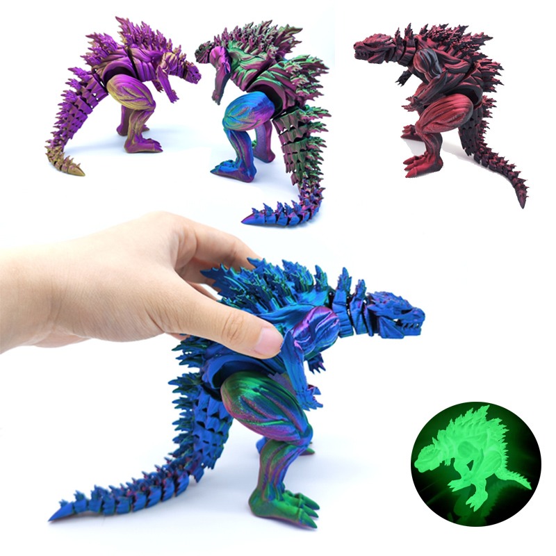 3D Printing Character - Figurka dinozaura z mięśniami, drukowana 3D,