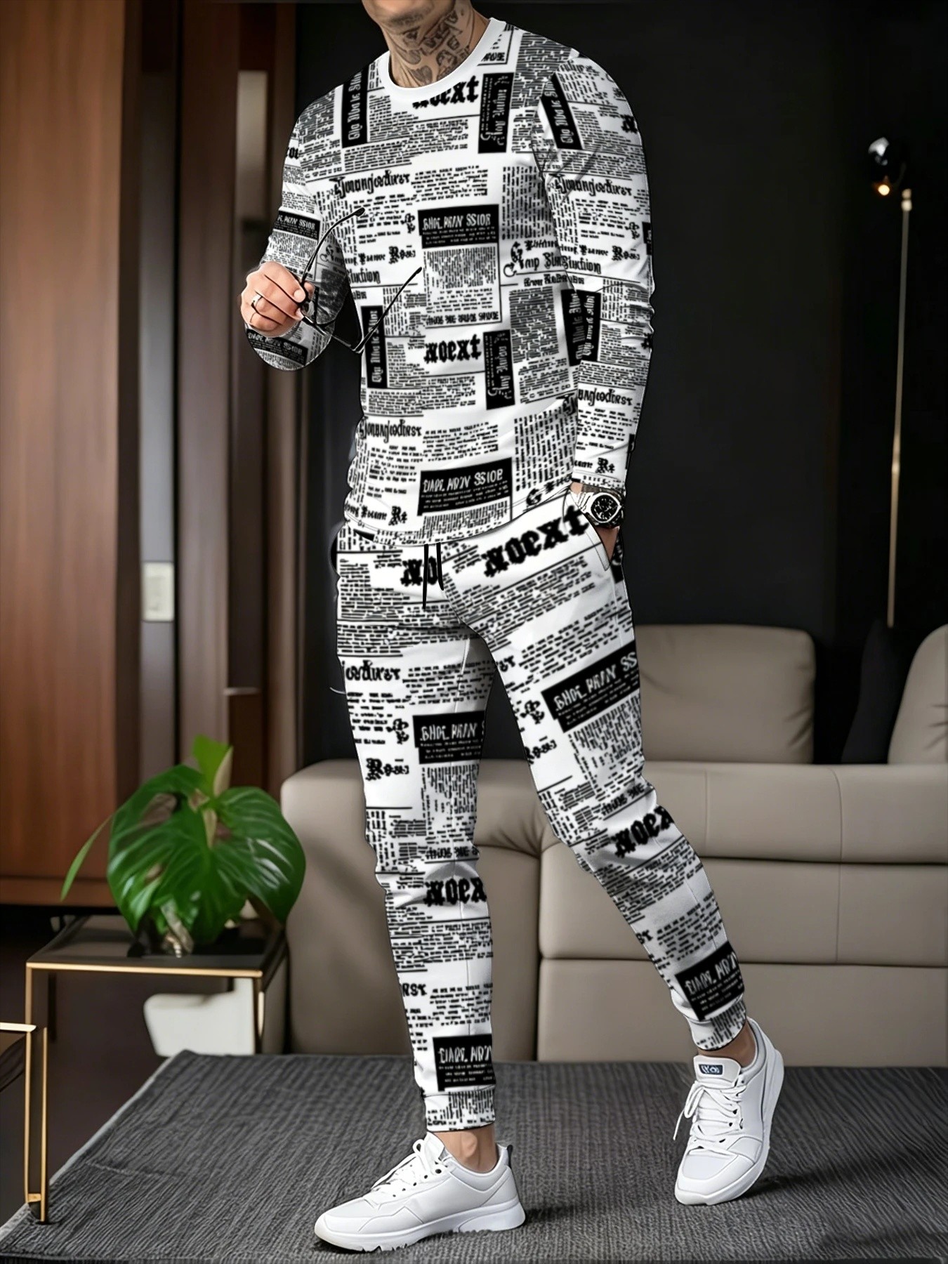 3D Printing Character - 2026 Jesień/Zima Nowy Styl Prosty Casualowy