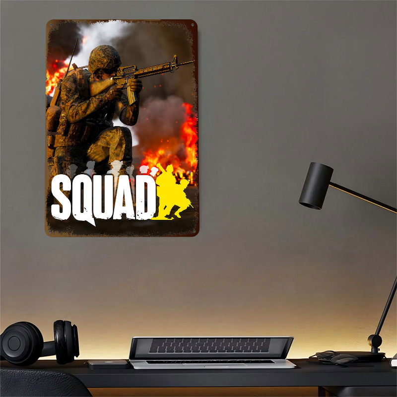 Plakat z grafiką z gry Squad,  – 3D Printing Videos recenzja i cena