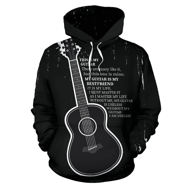 Fashion Guitar Music Note Prin – 3D Printing Guitar recenzja i cena