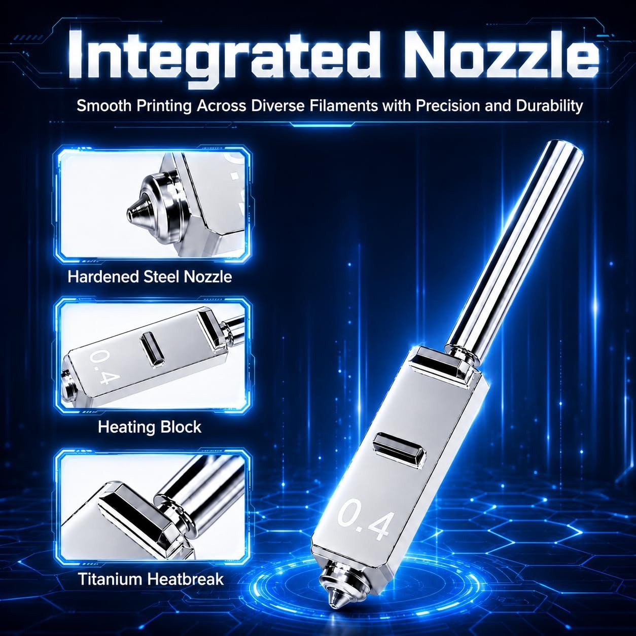 Dysze ze stali hartowanej do A – Nozzle 0.4Mm Hardened recenzja i cena