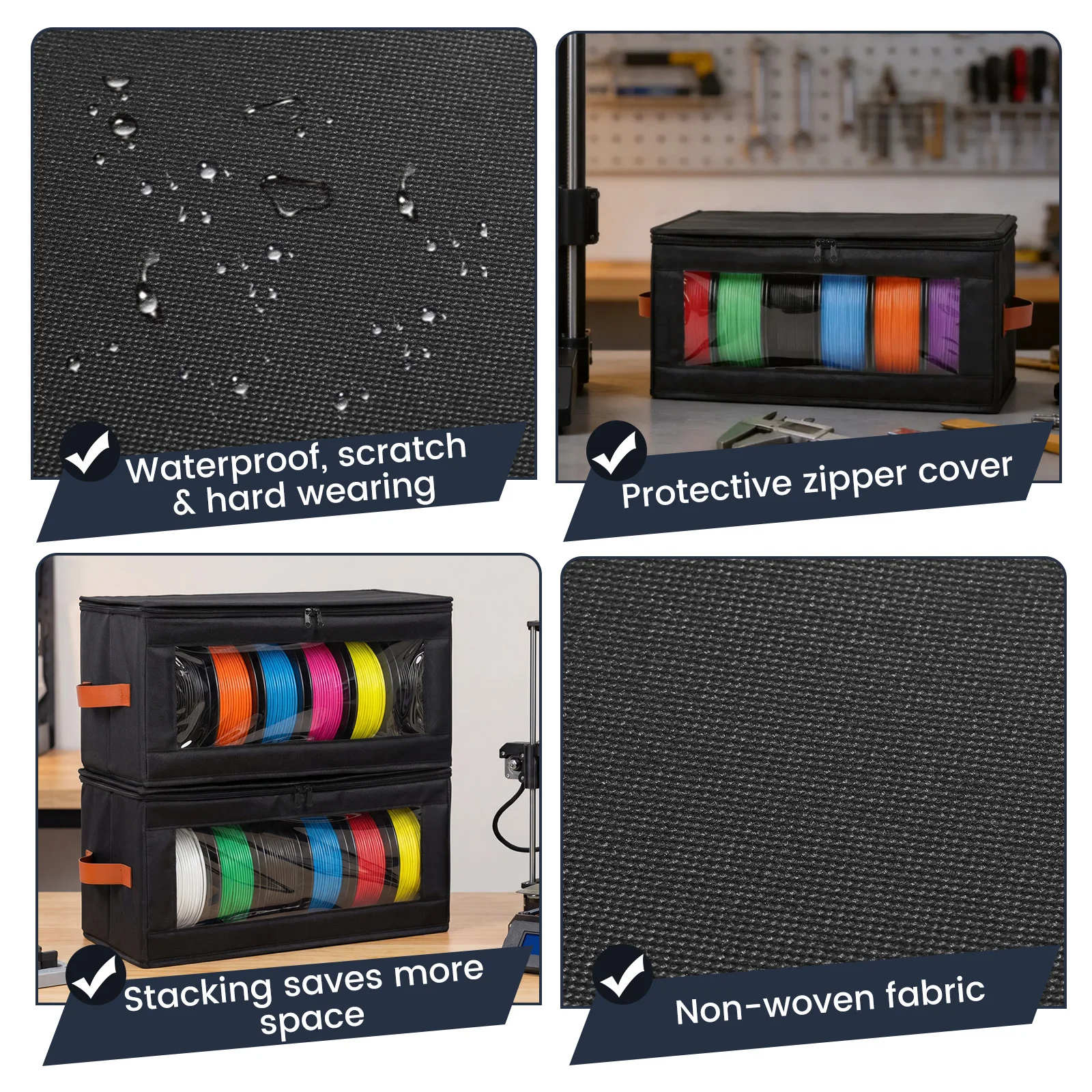 4 szt. Pojemniki na filament o – 3D Printing Deck Box recenzja i cena