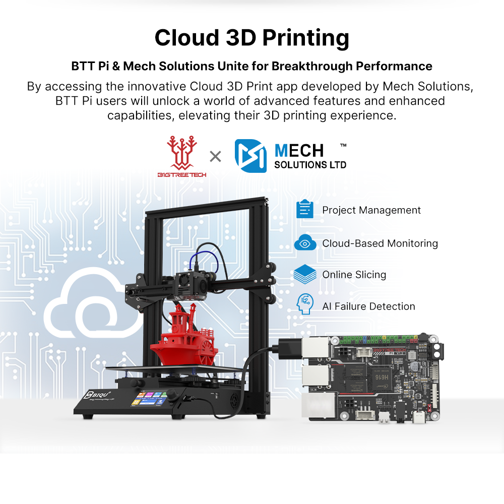 BIGTREETECH BTT PI V1.2 Board  – Motherboard 3D Printer recenzja i cena