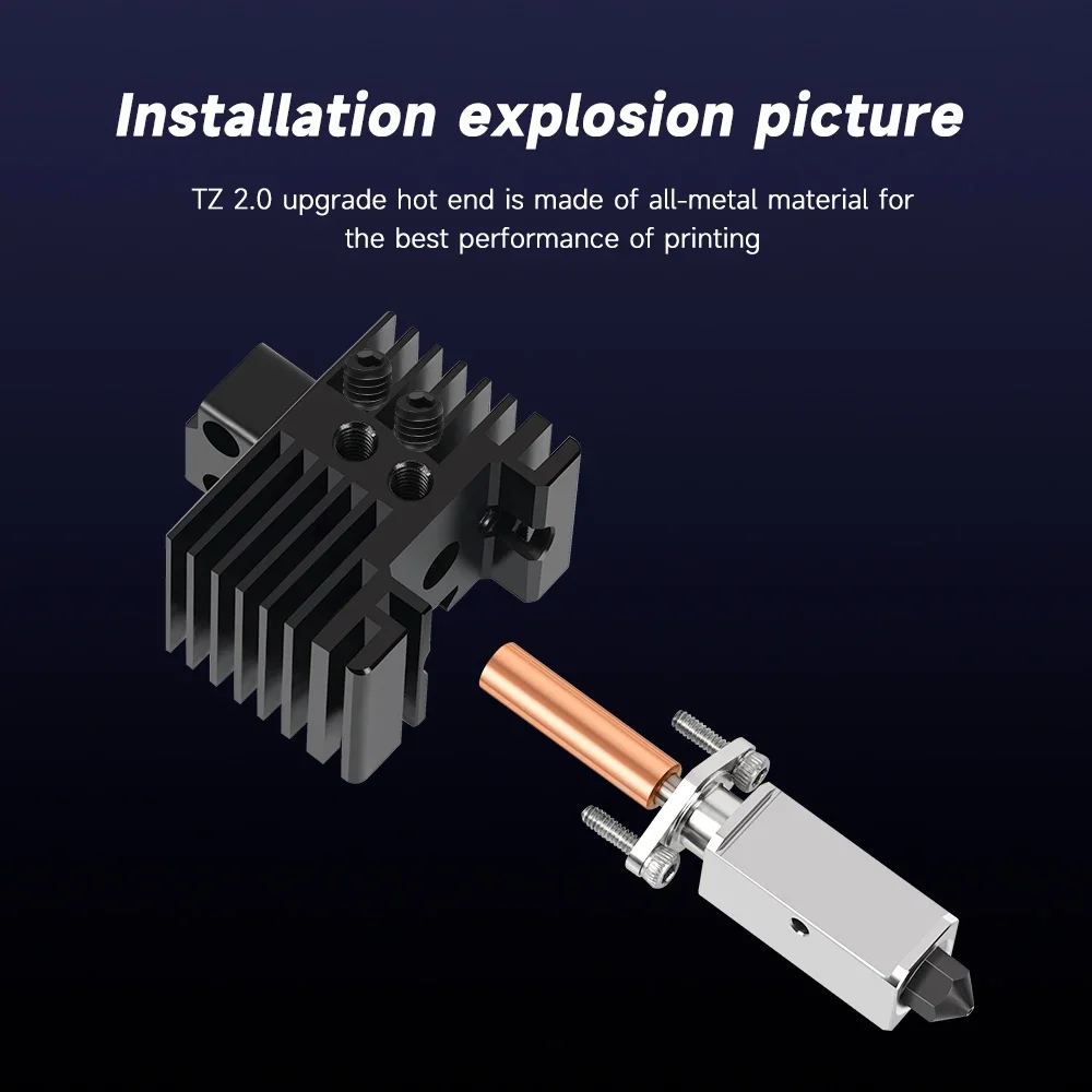 Kompletny hotend do Bambu Lab  – Nozzle 0.4Mm Hardened recenzja i cena