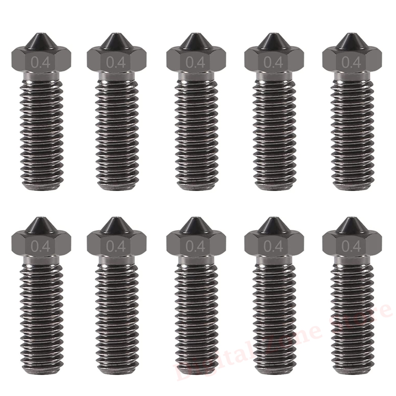 10pcs V6 stal hartowana wulkan – Nozzle 0.4Mm Hardened recenzja i cena