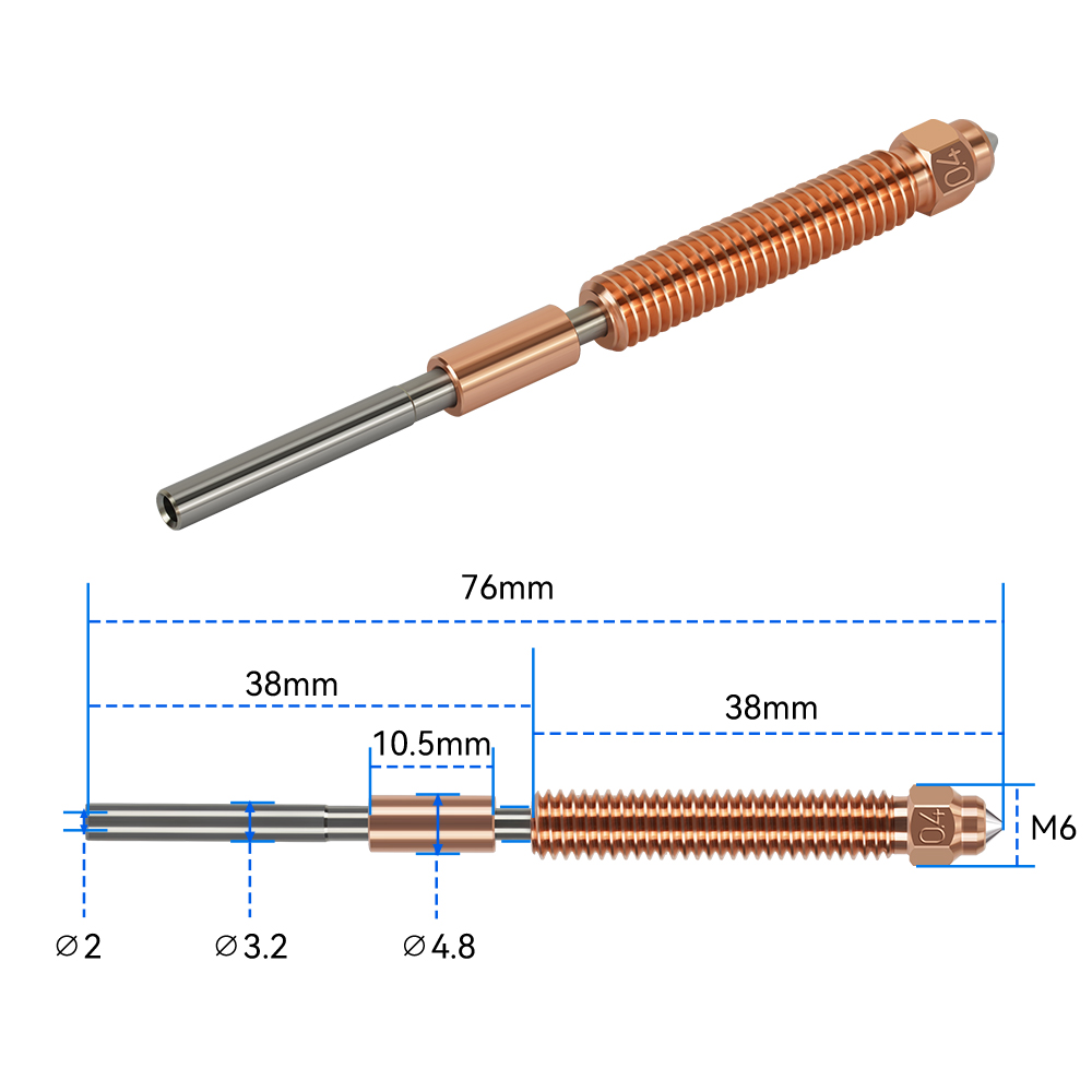 Dysza z hartowanej stali Unico – Nozzle 0.4Mm Hardened recenzja i cena