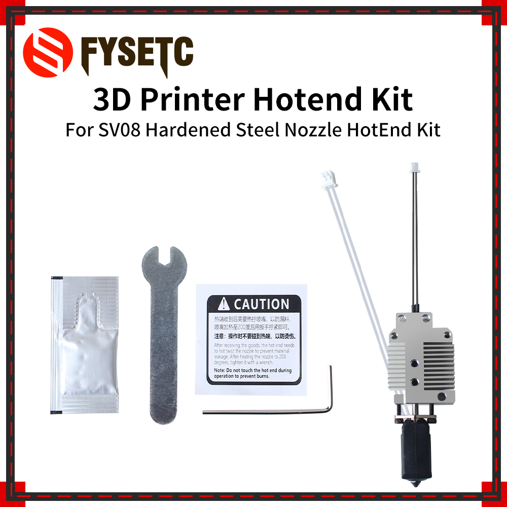 Zestaw HotEnd z ulepszoną dysz – Nozzle 0.4Mm Hardened recenzja i cena