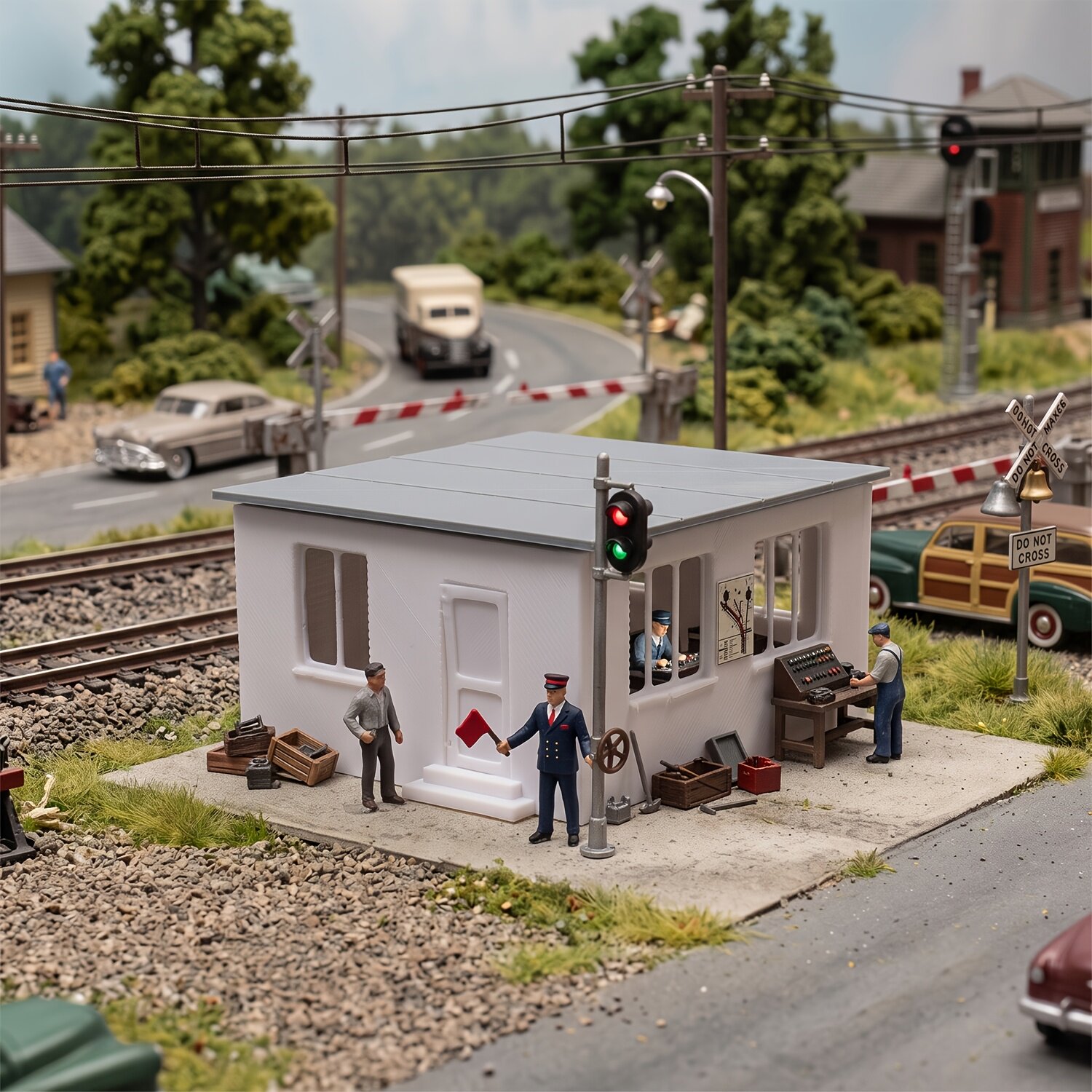 1:87 Miniaturowa budka kolejow – 3D Printing Room recenzja i cena