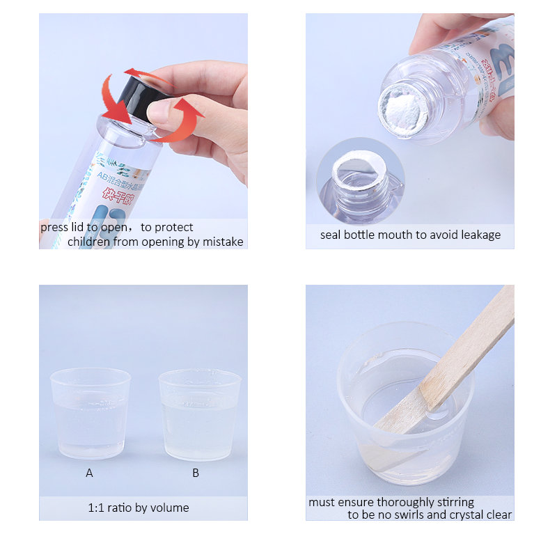 1:1 Przezroczysta żywica epoks – 3D Printing Epoxy Resin recenzja i cena