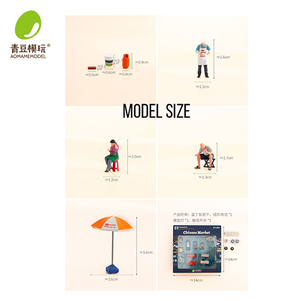 1/64 Model nocnego targu - Pre – 3D Printing Jobs recenzja i cena