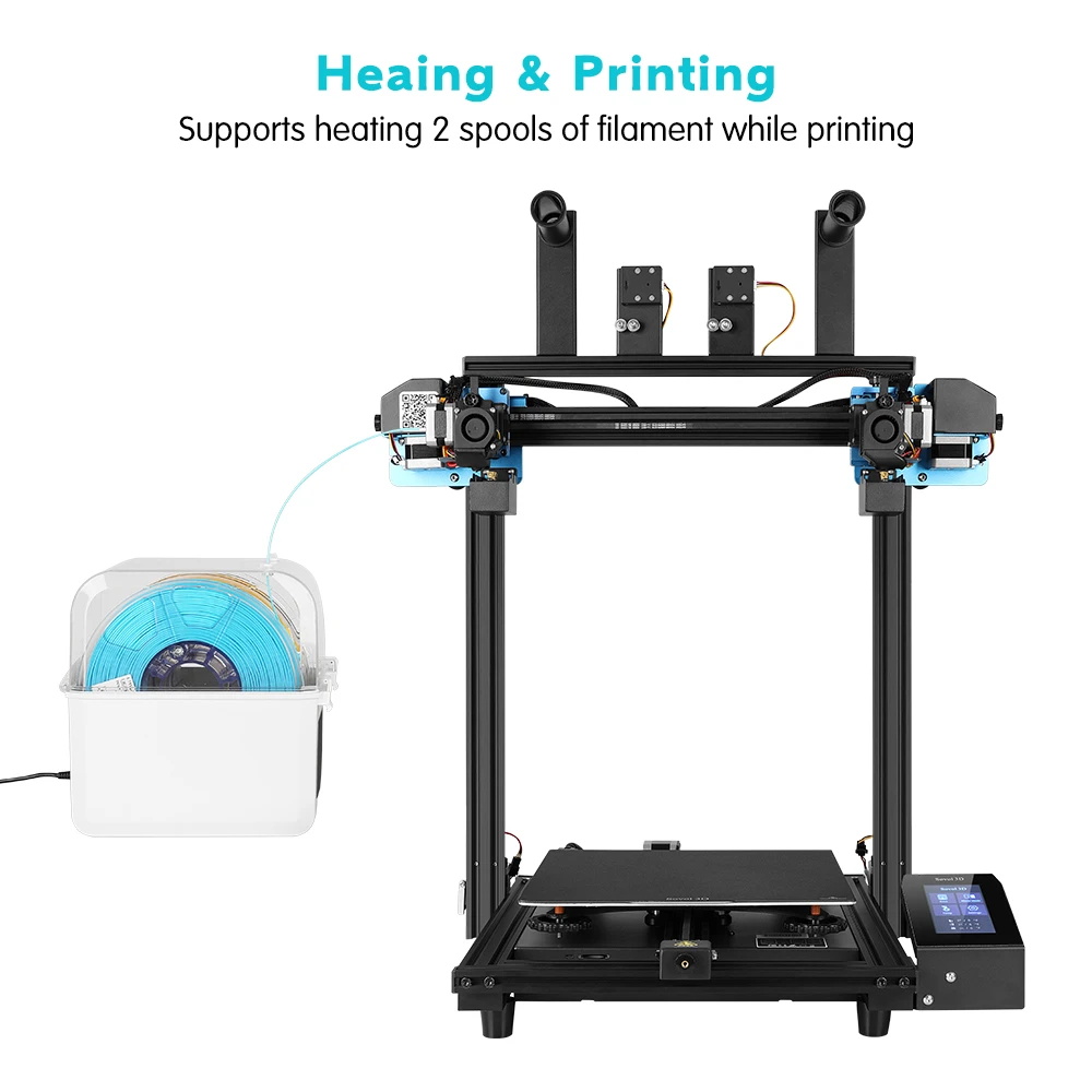 Sovol 2 rolki odwadniacza fila – 3D Printing Deck Box recenzja i cena