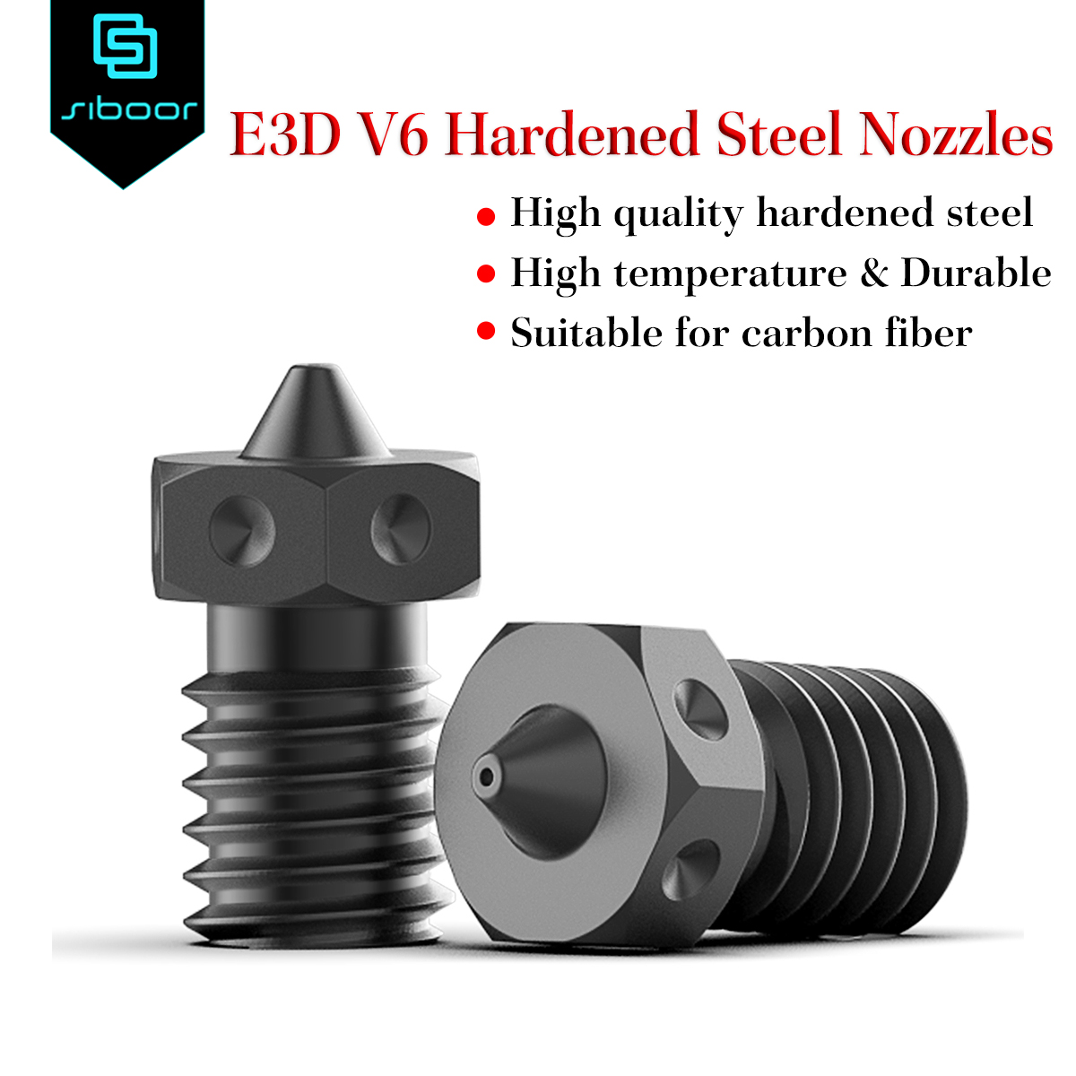 Wysokiej jakości dysza E3D V6  – Nozzle 0.4Mm Hardened recenzja i cena