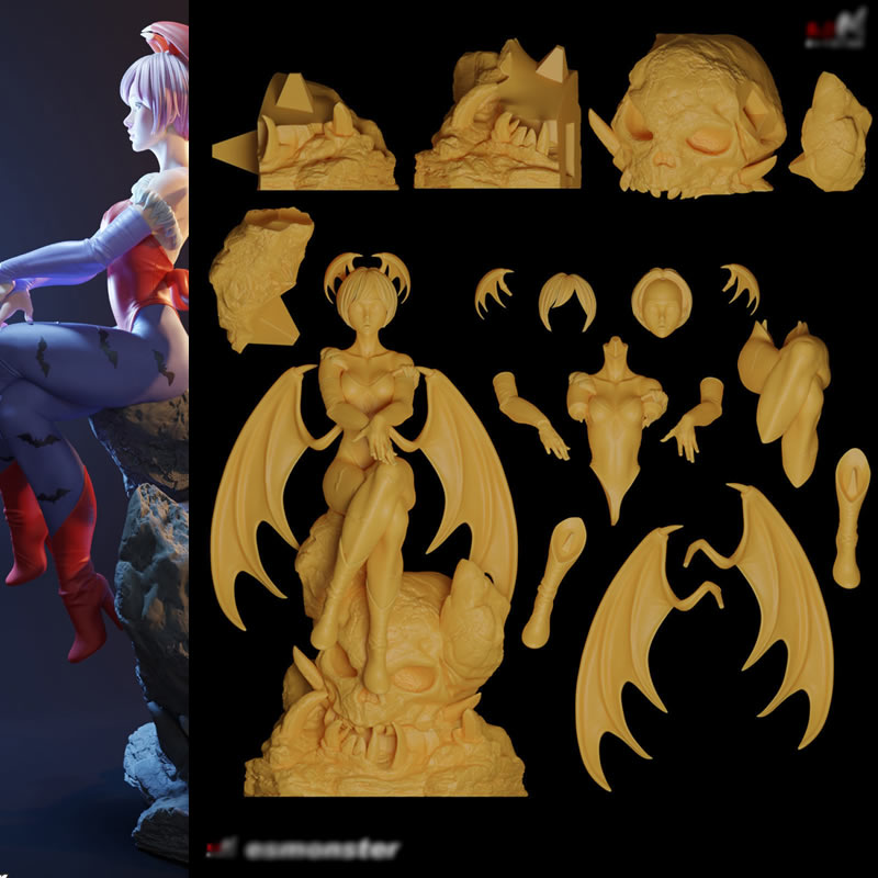 Postać z gry LILITH Morrigan A – 3D Printing Character recenzja i cena